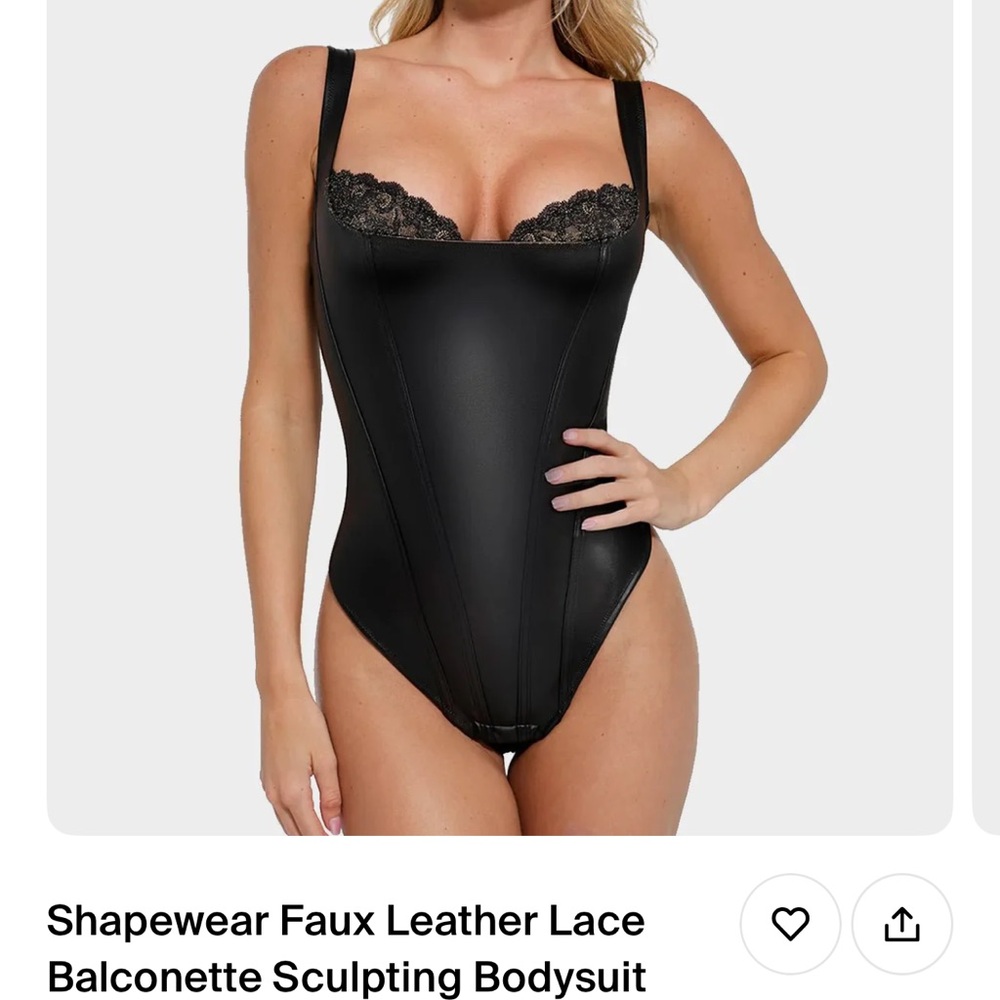 Black Lace Balconette Sculpting Bodysuit